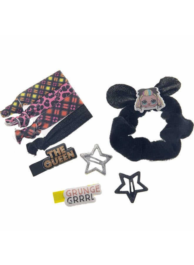 TOWNLEY GIRL L.O.L Surprise! Townley Girl Remix Miniature Bag with Hair Accessories Set, 10CT backpack, Ages 5+ With 10 Pieces Including Hair Ties, Scrunchie, Hair Clips & More, for Parties, Sleepovers & Makeovers - Image 5