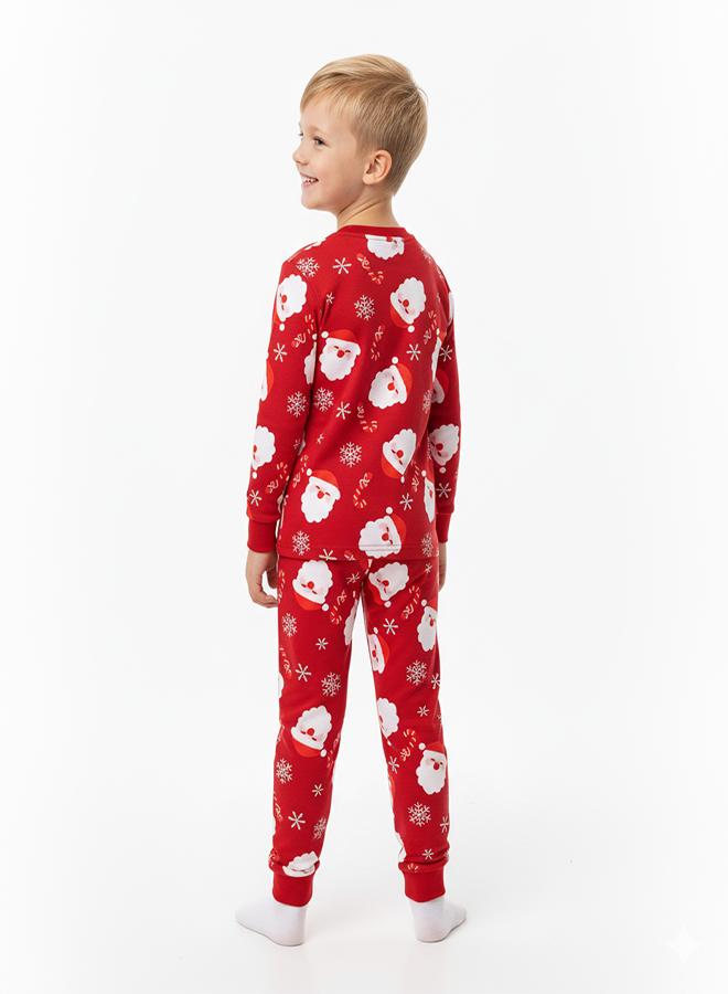 babyqlo Santa Face Glow Pajama Set for Kids - Image 4