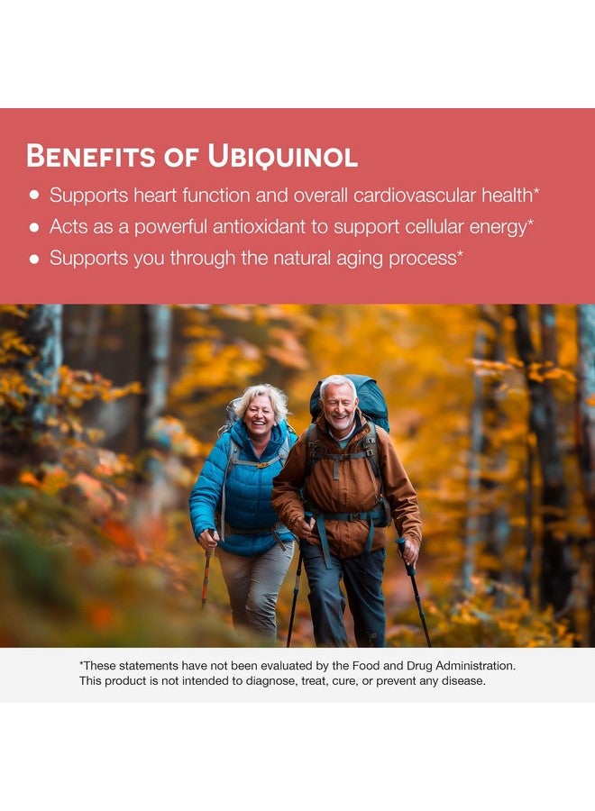 EZ Melts Dissolvable Ubiquinol 100mg, Active Form of CoQ10, Heart Health Supplements for Men & Women, Sugar-Free, 2-Month Supply - Image 3