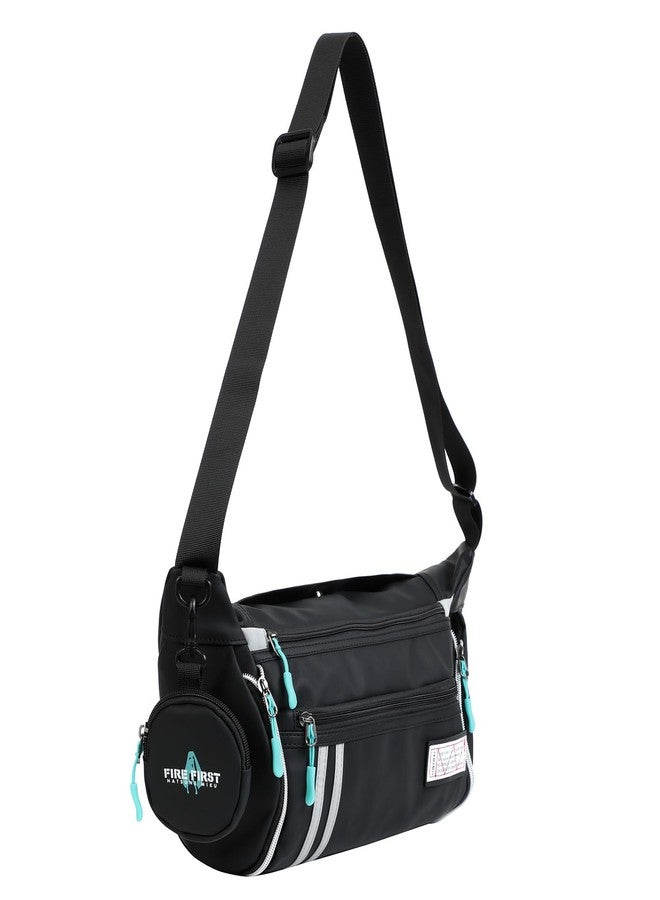 FIREFIRST X Hatsune Miku Collaboration Shoulder Bag,Miku Merch Suitable for Miku Cosplay Anime Crossbody Bag - Image 4