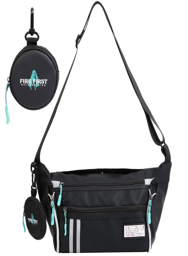 FIREFIRST X Hatsune Miku Collaboration Shoulder Bag,Miku Merch Suitable for Miku Cosplay Anime Crossbody Bag - Image 1