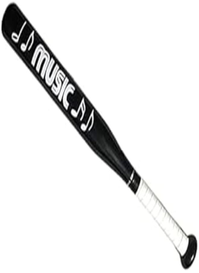 OR Baseball bats - music - of beech wood - black - 80 cm by 6 cm 