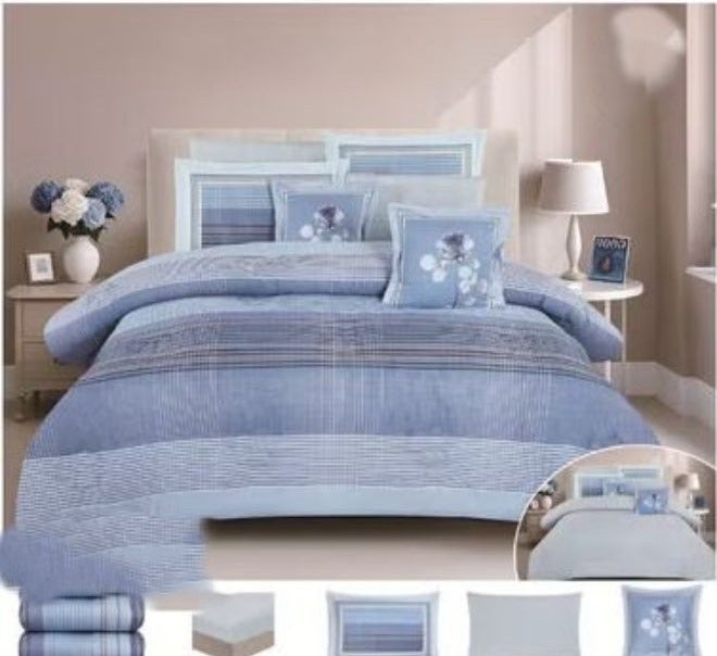 Brides Summer double bedsheet set, 8 pieces, 100% cotton, made from the finest pure cotton, size 230*250 - Image 3