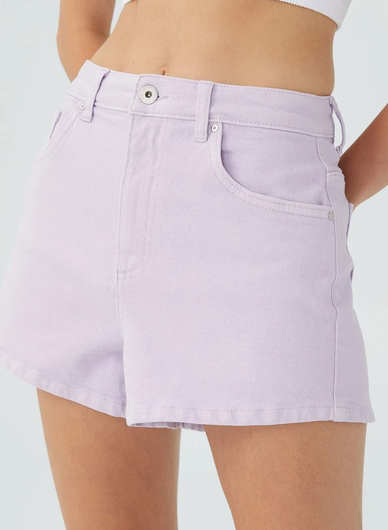 Cotton On High Waist Denim Shorts