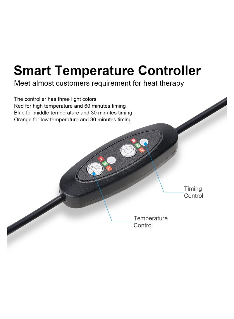 SYOSI Heated Neck Stretcher with Magnetic Therapy Pillowcase, Neck and Shoulder Relaxer Pillows, Cervical Traction Device for Relieve TMJ Headache Muscle Tension Spine Alignment - Image 3