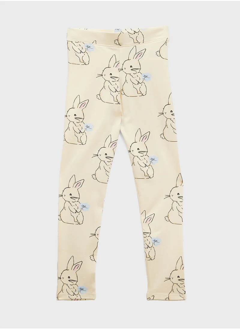 اتش اند ام Printed Jersey Leggings