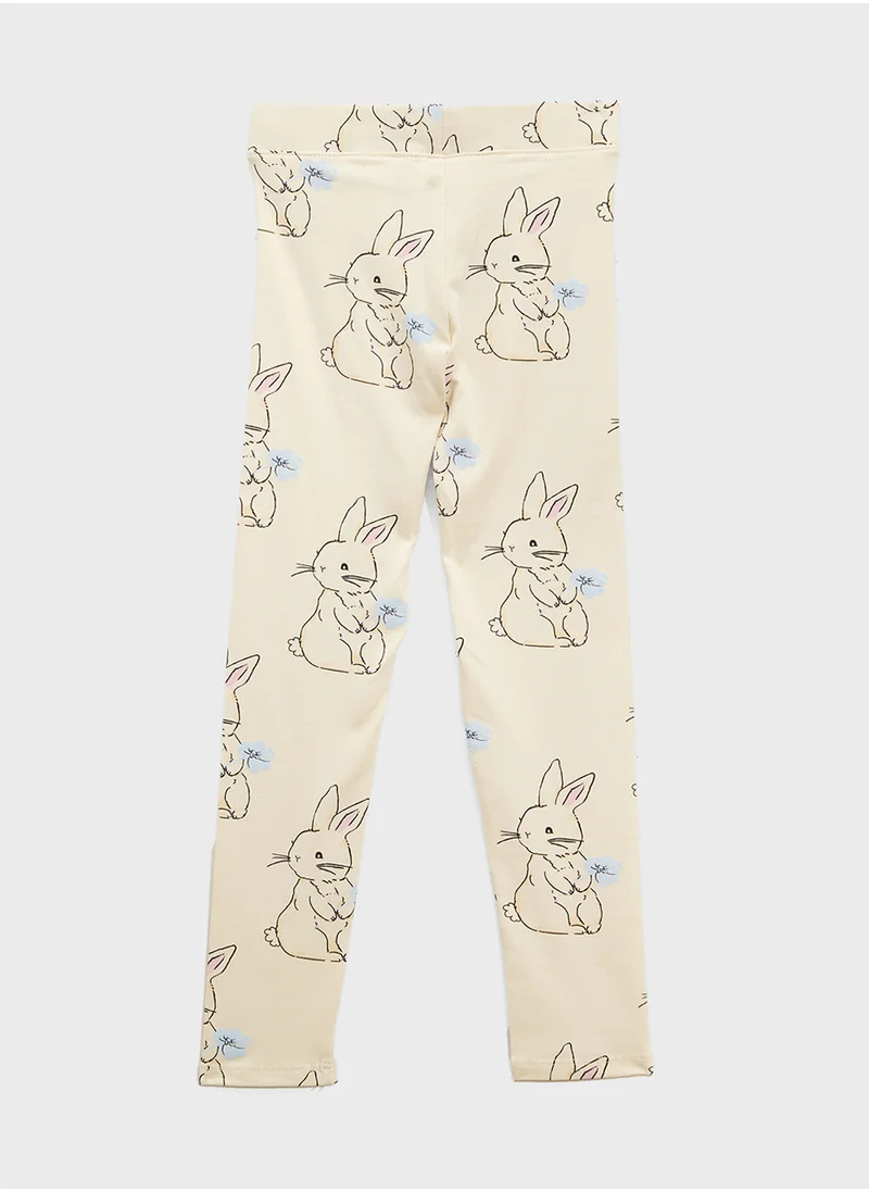 اتش اند ام Printed Jersey Leggings