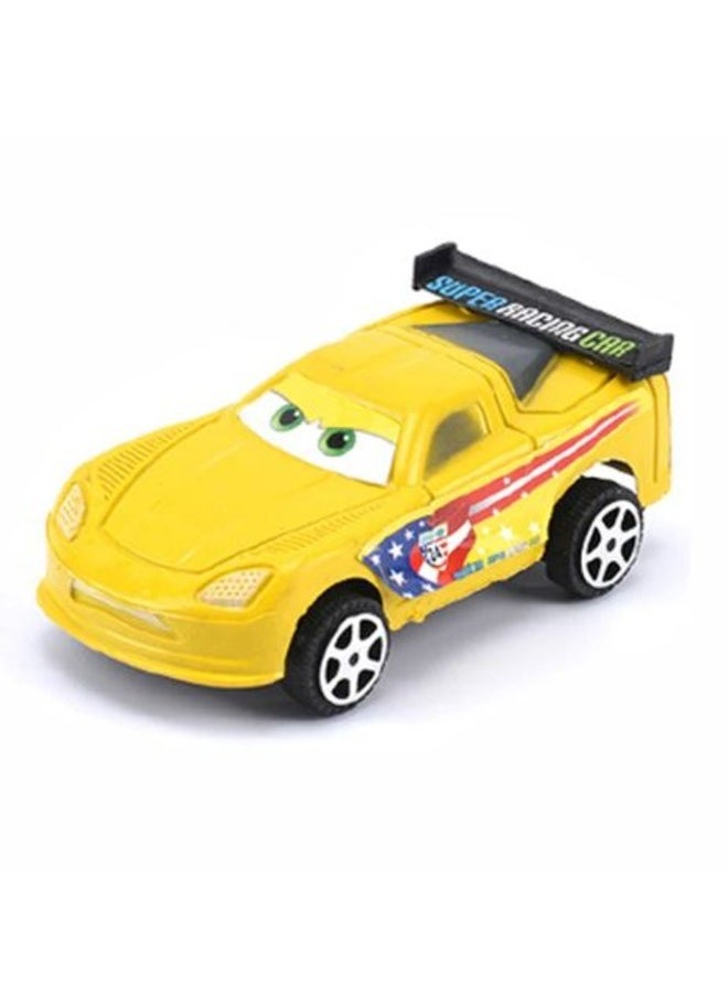 Toy Box - Disney Pixar Cars 4Pcs Models Lightning McQueen Mater Kids Movie 1:55 Plastic Mini Vehicle Action Figure Pull Back Car Toys Gift - Image 1