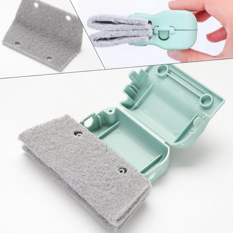 CRAFNEW 14Pcs Window Track Cleaning Tools, Deep Clean Groove Gap Cleaning Brush Kit for Window/Door Tracks, Sliding Doors, Tile Lines, AC Vents, Keyboards - Image 4