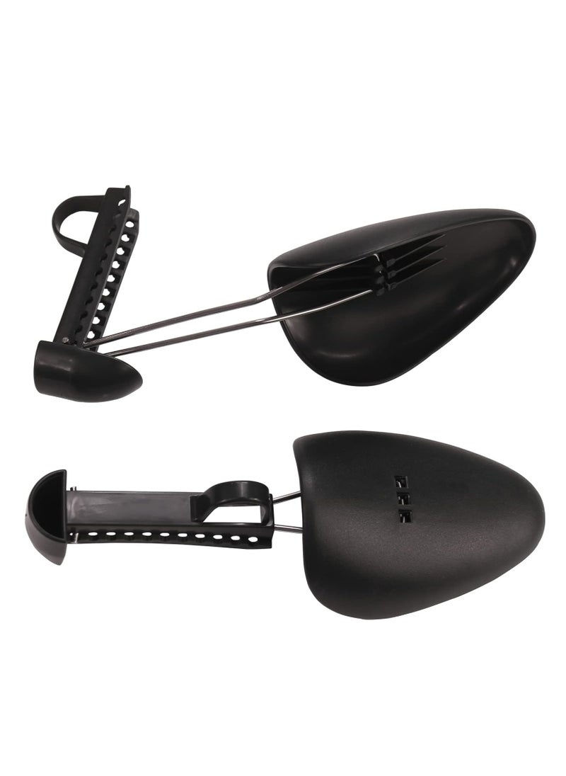 Oasisgalore - 5 Pairs Plastic Shoe Tree Stretcher Shaper for Men Adjustable Length Shoes Boot Holder Shaper Support( Men，Black) - Image 1