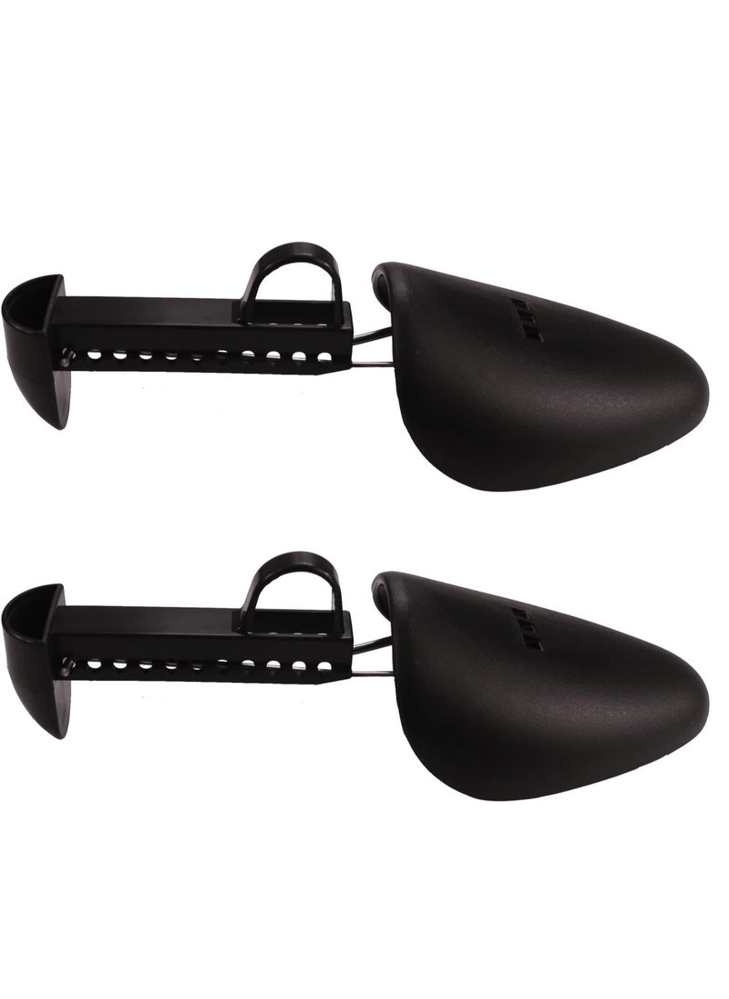 Oasisgalore - 5 Pairs Plastic Shoe Tree Stretcher Shaper for Men Adjustable Length Shoes Boot Holder Shaper Support( Men，Black) - Image 1