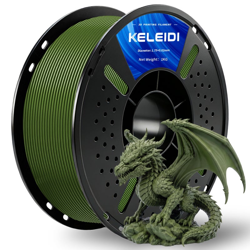 PLA Basic 3D Printer Filament 1.75mm 1kg Spool Neatly Wound Compatible with Bambu Lab Printers - Image 1