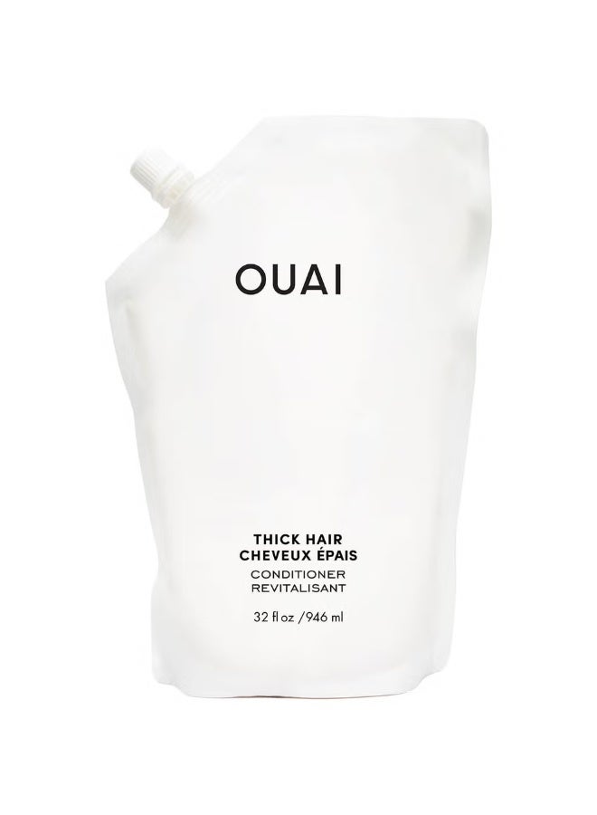 OUAI Thick Hair Conditioner Refill 946ml - Image 1