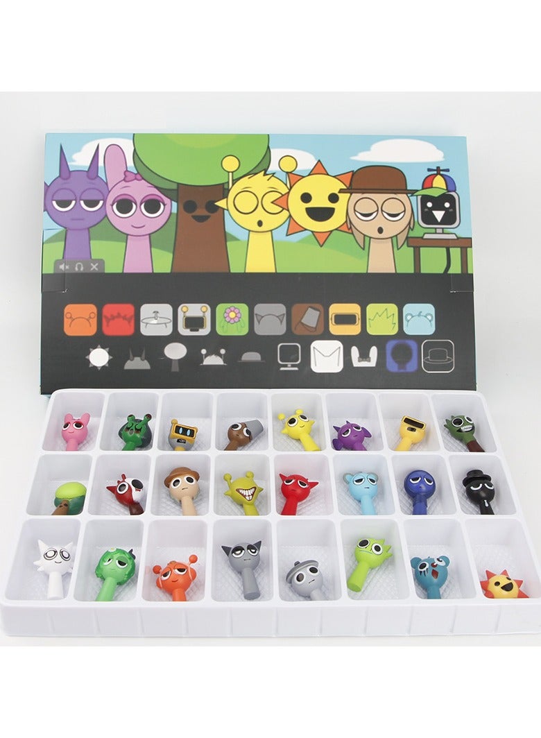 Sprunky Price Generic 24pc Sprunki Action Figures Sprunkies Game Sprunky Toy | Best ...