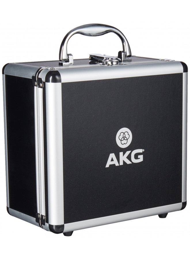ميكروفون استوديو احترافي AKG Pro Audio Perception 220، فضي أزرق
