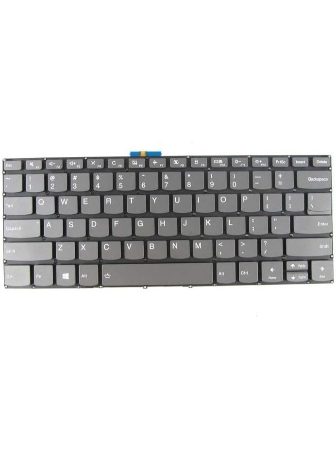 Terabyte New Keyboard Replacement for Lenovo Yoga 520-14IKB, Yoga Flex 5-1470, Flex 5-1570, Type 80X8, 81C8, 720-15IKB, IdeaPad 330S-14AST, 330S-14IKB with Backlit - Image 1