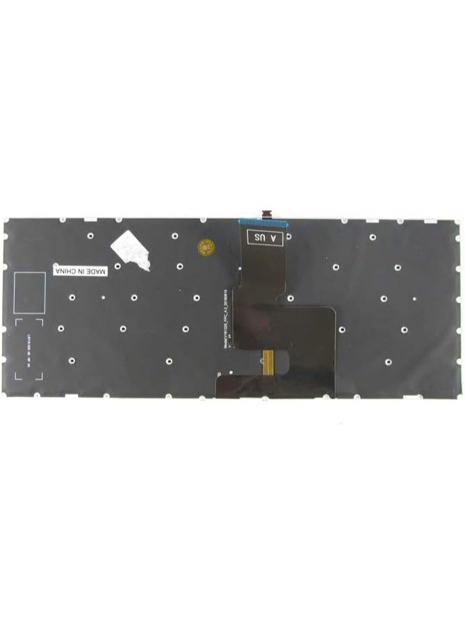 Terabyte New Keyboard Replacement for Lenovo Yoga 520-14IKB, Yoga Flex 5-1470, Flex 5-1570, Type 80X8, 81C8, 720-15IKB, IdeaPad 330S-14AST, 330S-14IKB with Backlit - Image 2