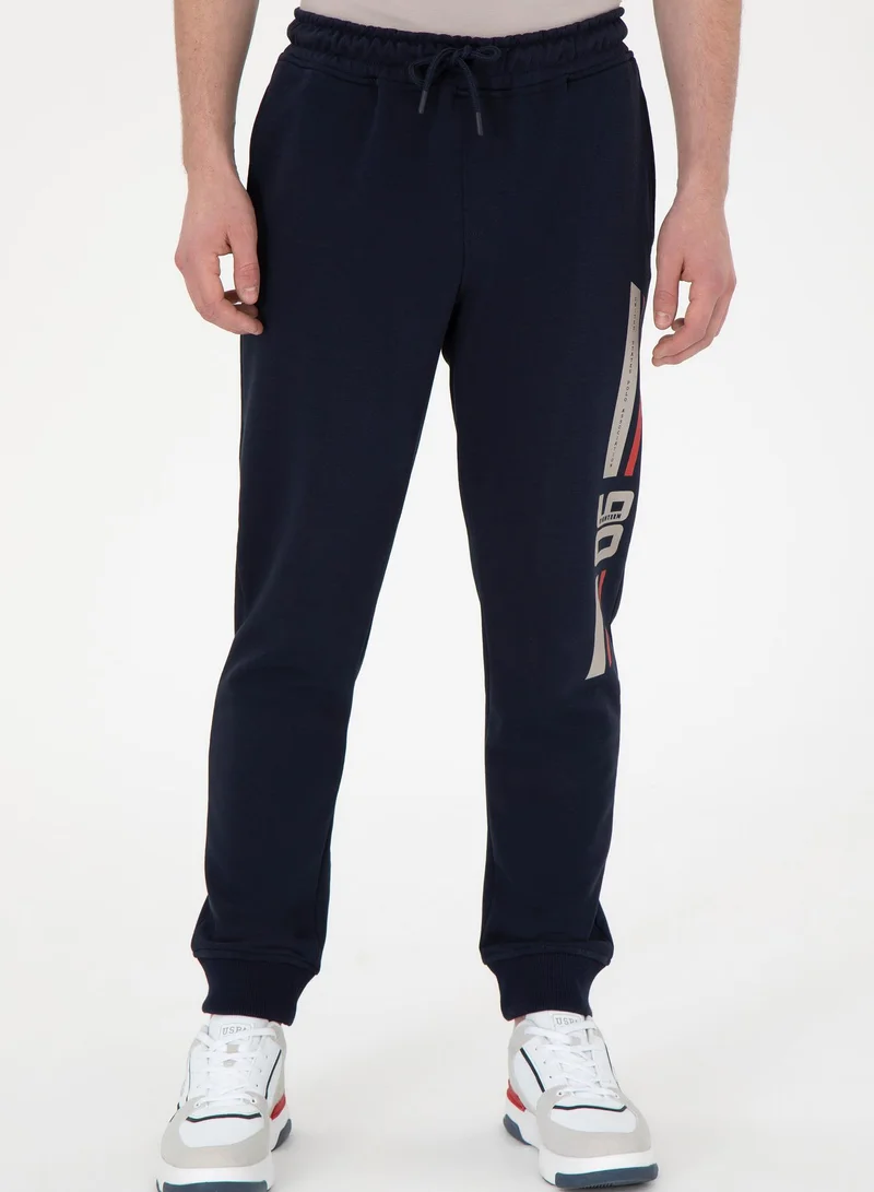 U.S. Polo Assn. Men's Graphic Print Regular Fit Knit Joggers