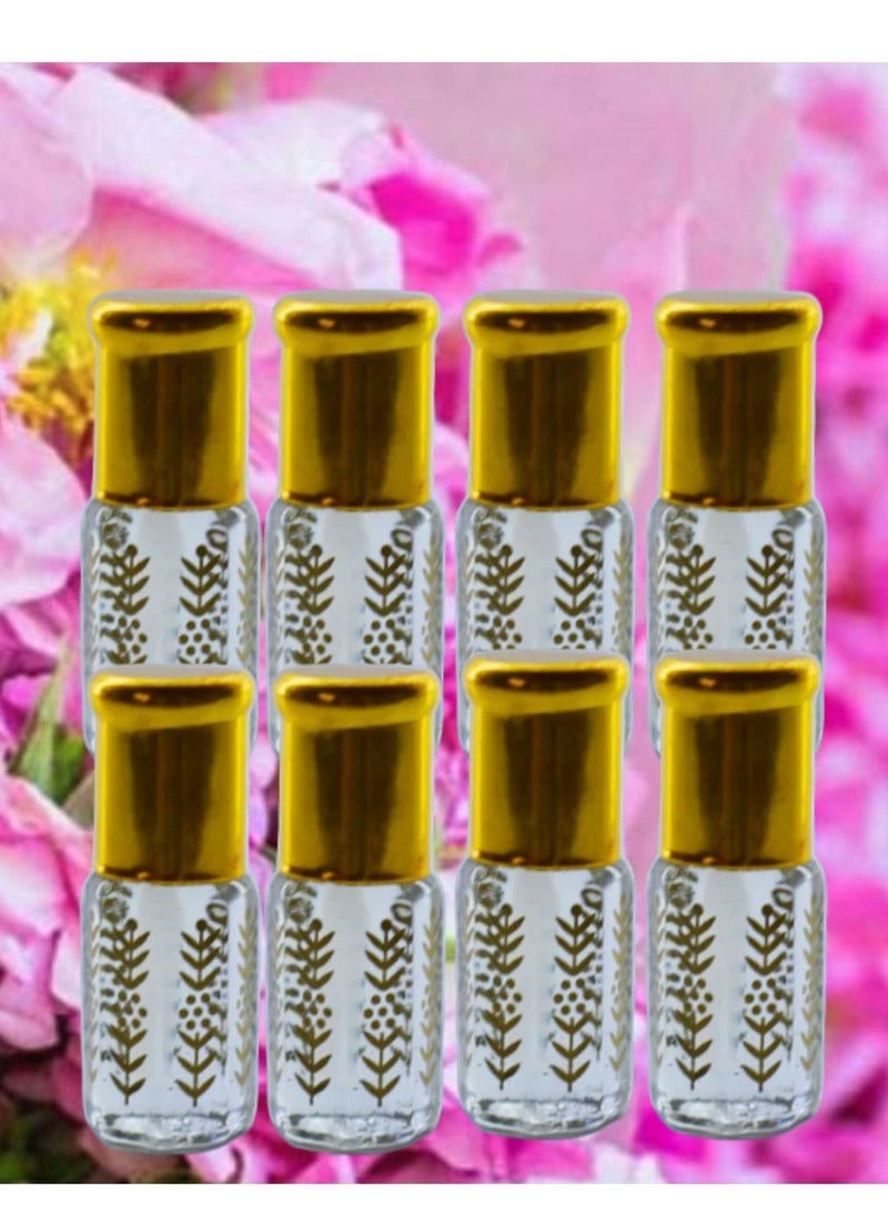8 Pieces Natural Istanbul Flower Fragrance Perfume Oil 3 Ml