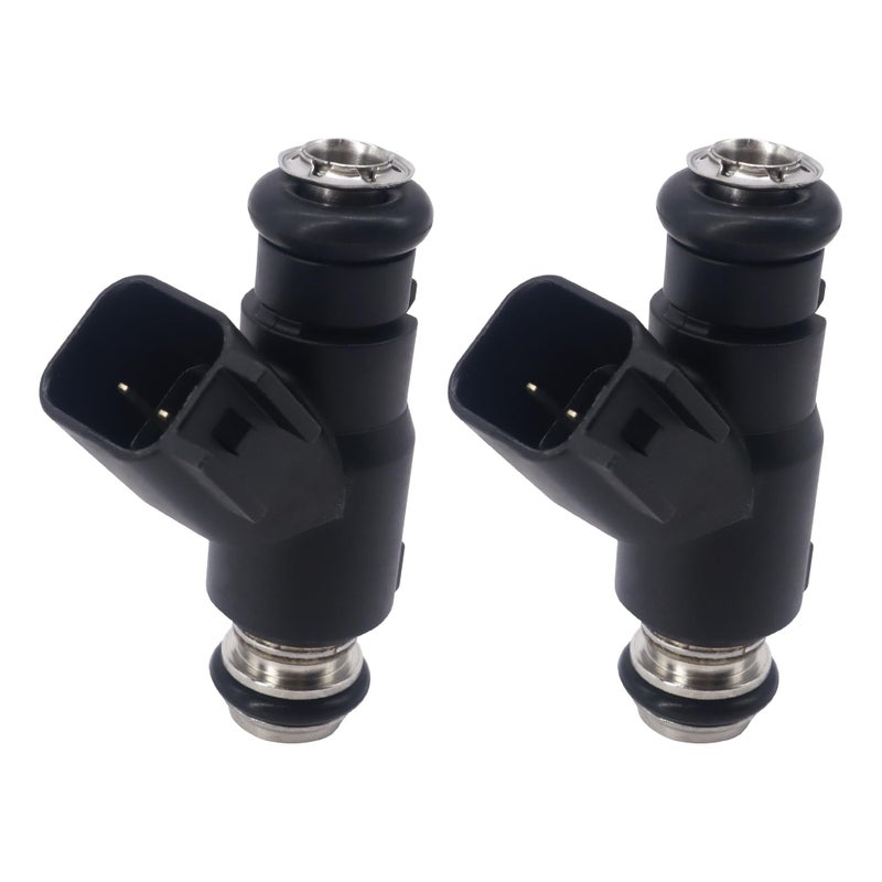 HiSport Fuel Injector 2770906A 2PCS Compatible with Harley Davidson Motorcycle 25 Degree - Image 2