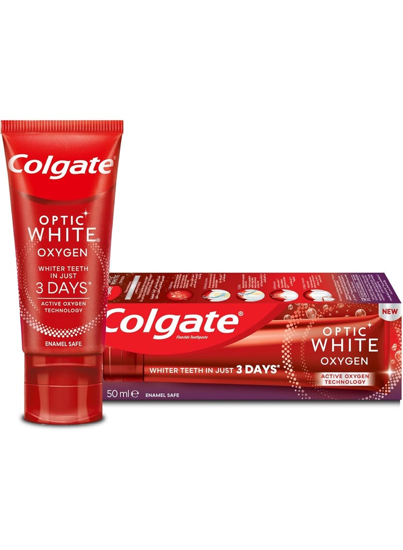 Colgate optic white oxygen toothpaste 50ml