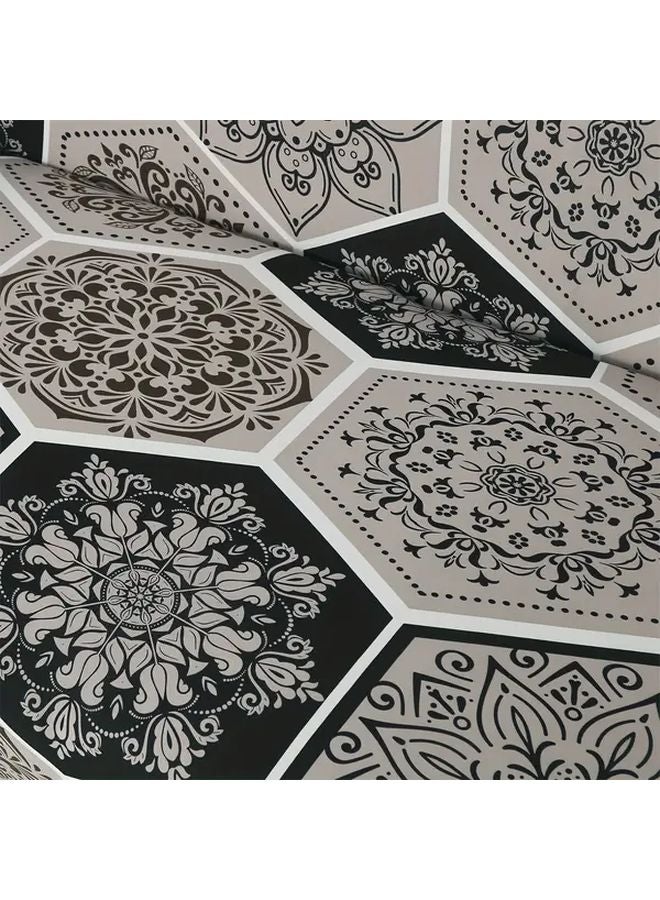 غطاية أريكة منفردة بوهيمية مستوحاة من الطابع المغربي مع غطاء وسادة قابل للتمدد - Image 3