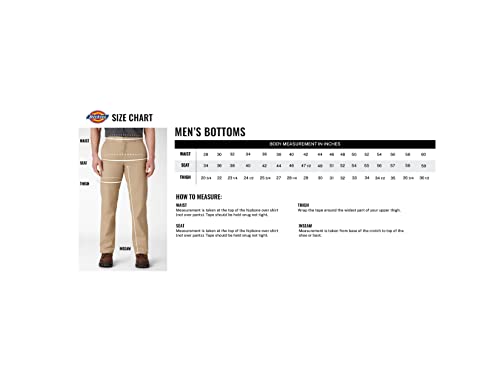 Dickies Mens Slim-Straight Stretch-Twill Cargo Work Utility Pants, Desert Sand, 36W x 30L US - Image 2
