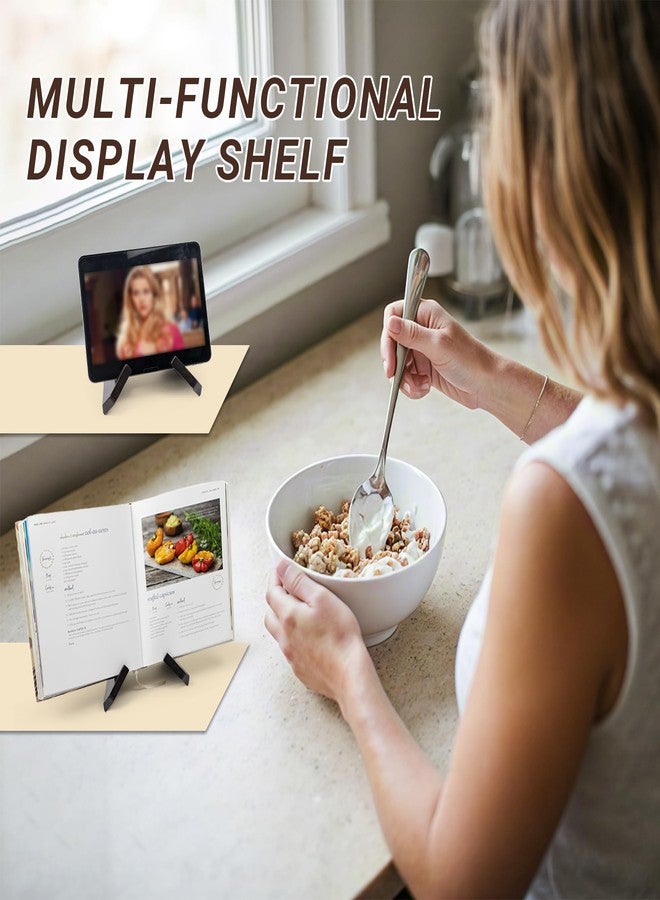 Yuoyar Wooden Cookbook Stand for Kitchen Counter - Detachable Recipe Book Holder - Kitchen Decor and Accessories - Image 5