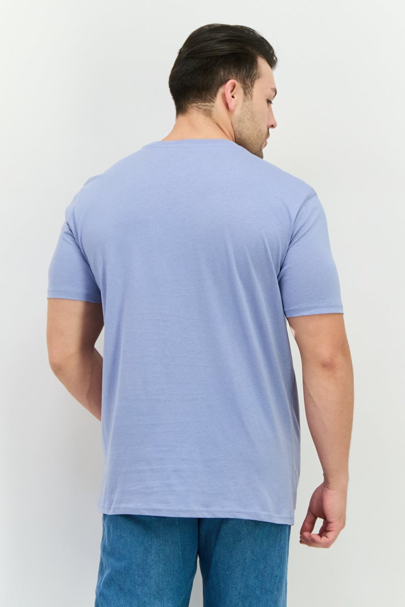 CROSSHATCH Men 5Pcs Crew Neck Short Sleeve Graphic Print T-Shirts, White - Image 5