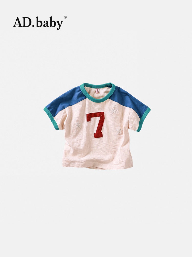 2025 Children'S Wear Summer Children'S Korean Style Reactive Printing Girls' Sleeveless T-Shirt Summer Wear Boys' Base Shirt Skin - Image 3