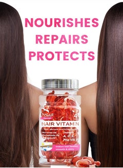 bali secrets Hair Treatment With Argan Macadamia And Avocado Oils Vitamins a, E, Pro B5 40 Capsules  - Image 4