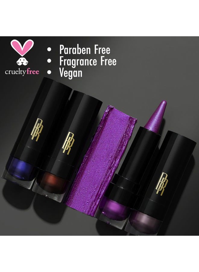Black Radiance Metalicious Metallic Lipstick Lip Sculptor Amethyst Gemstone (Light Purple) - Image 3