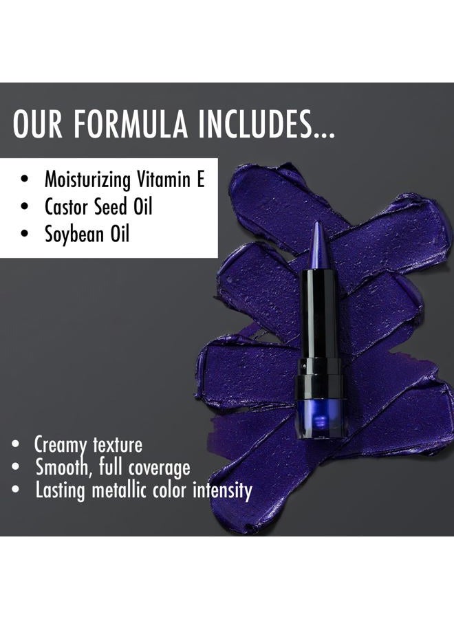 Black Radiance Metalicious Metallic Lipstick Lip Sculptor Amethyst Gemstone (Light Purple) - Image 2