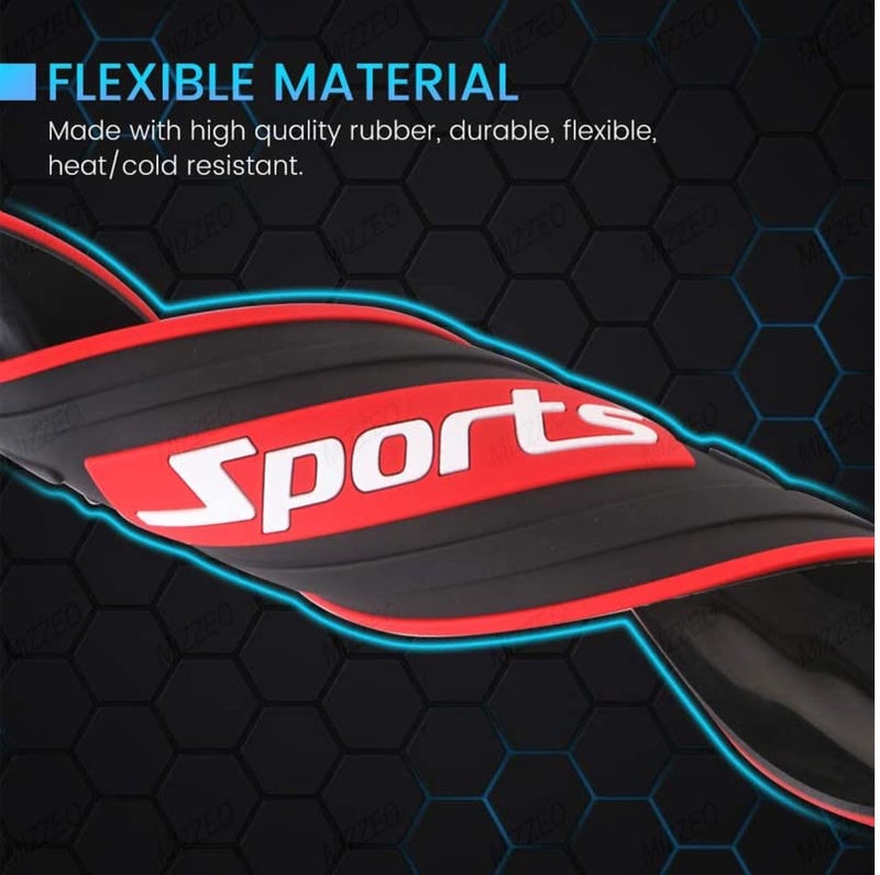 MIZZEO Trunk Rubber Protection Strip Rear Bumper Scratch-Resistant (Design - Sports) with Full 3M Tape Pack Compatible with Toyota Corolla (Type-I) 2003-2008 - Image 4
