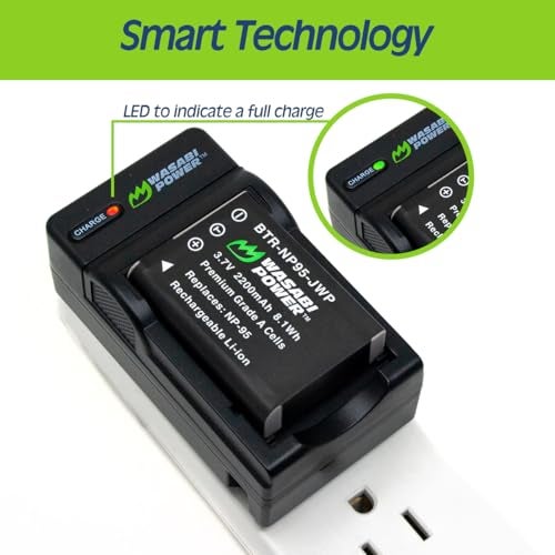 Wasabi Power Battery Charger for Fujifilm NP-W126, BC-W126 and Fuji FinePix HS30EXR, HS33EXR, HS35EXR, HS50EXR, X-A1, X-E1, X-E2, X-M1, X-Pro1, X-T1, X-T30 II - Image 3