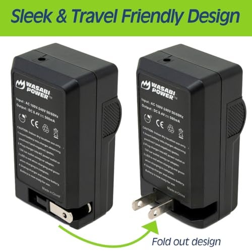 Wasabi Power Battery Charger for Fujifilm NP-W126, BC-W126 and Fuji FinePix HS30EXR, HS33EXR, HS35EXR, HS50EXR, X-A1, X-E1, X-E2, X-M1, X-Pro1, X-T1, X-T30 II - Image 2