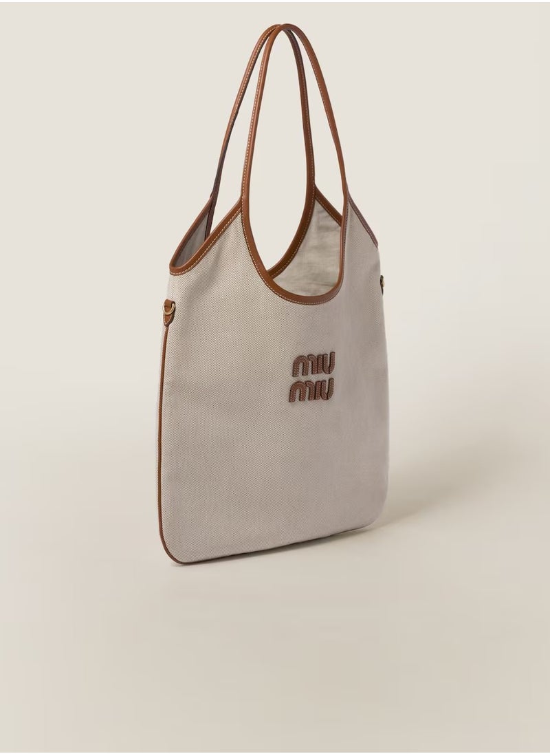 MIU MIU Ivy canvas tote bag Shoulder  - Image 2