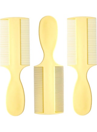 Vakly Fine Tooth Comb [Pack of 3] Double Sided Fine Teeth Baby Comb and Extra Fine Rounded Teeth for Newborn Babies and Infants with Cradle Cap and Adults with Dandruff and Lice - pzsku/ZC17E2D5C52303922DCE8Z/45/1745569091/68d491c8-f3da-4dd6-92ca-5570fffc81ee