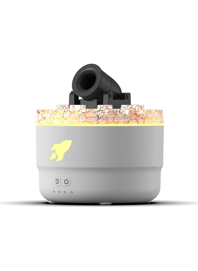 Cannon Humidifiers with Timer for Bedroom, Cannon Aromatherapy Humidifier Diffuser, Essential Oil Aromatherapy Machine with Colorful LED Lights, Small Home Desktop - Image 1