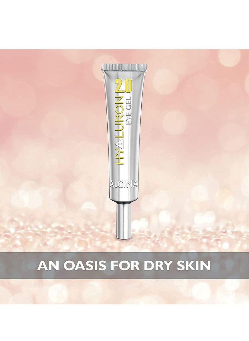 ALCINA - Hyaluron 2.0 Anti-Wrinkle Under Eye Gel Contains Hyaluronic Acid 15ml Made in Germany - Image 1