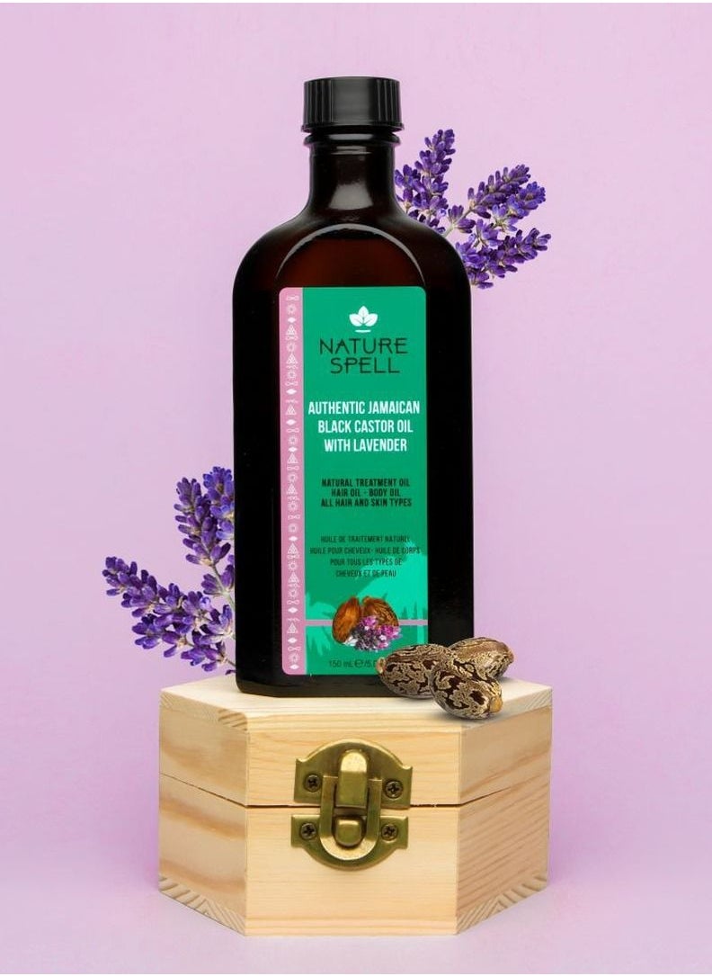 Nature Spell Castor and Lavender Oil for Hair and Body 150 ML  - Image 2