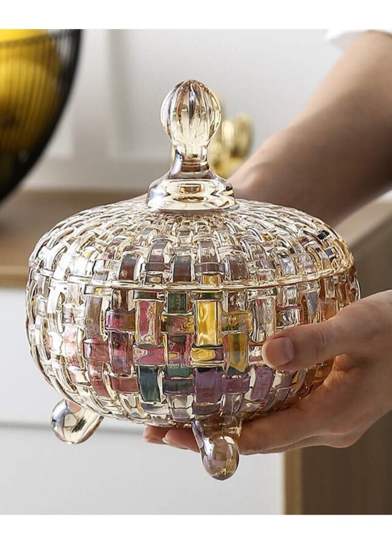 Glass Candy Sweet Jar with Lid (15.2cm)