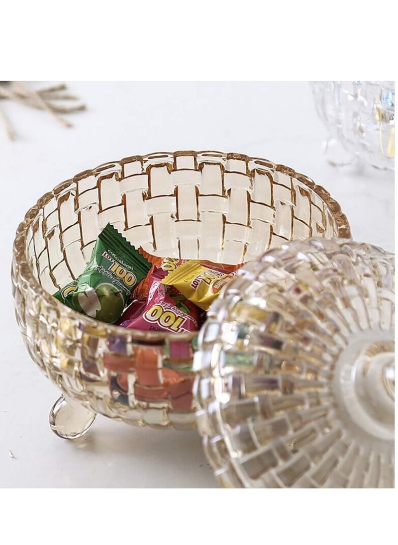 Glass Candy Sweet Jar with Lid (15.2cm)