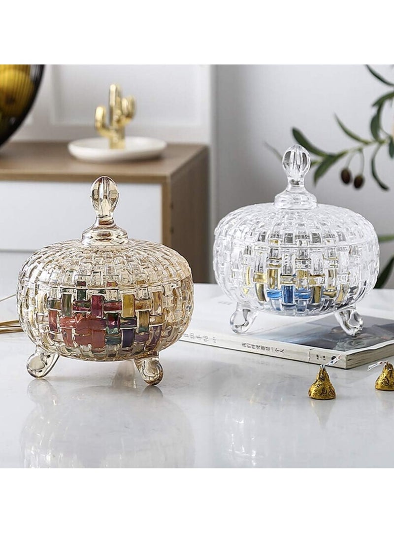 Glass Candy Sweet Jar with Lid (15.2cm)