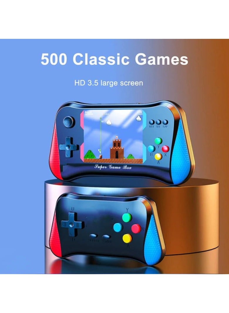 Handheld Console For Kids Adults 500 Classic Retro Video Games With Rechargeable Battery Support 2 Players And TV - Image 3
