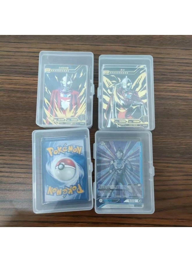 DKAOVH 4PCS Plastic Game Card Storage Box, UNO Card Case, playing card box, High Capacity Playing Card Case (NO Cards) - Image 5