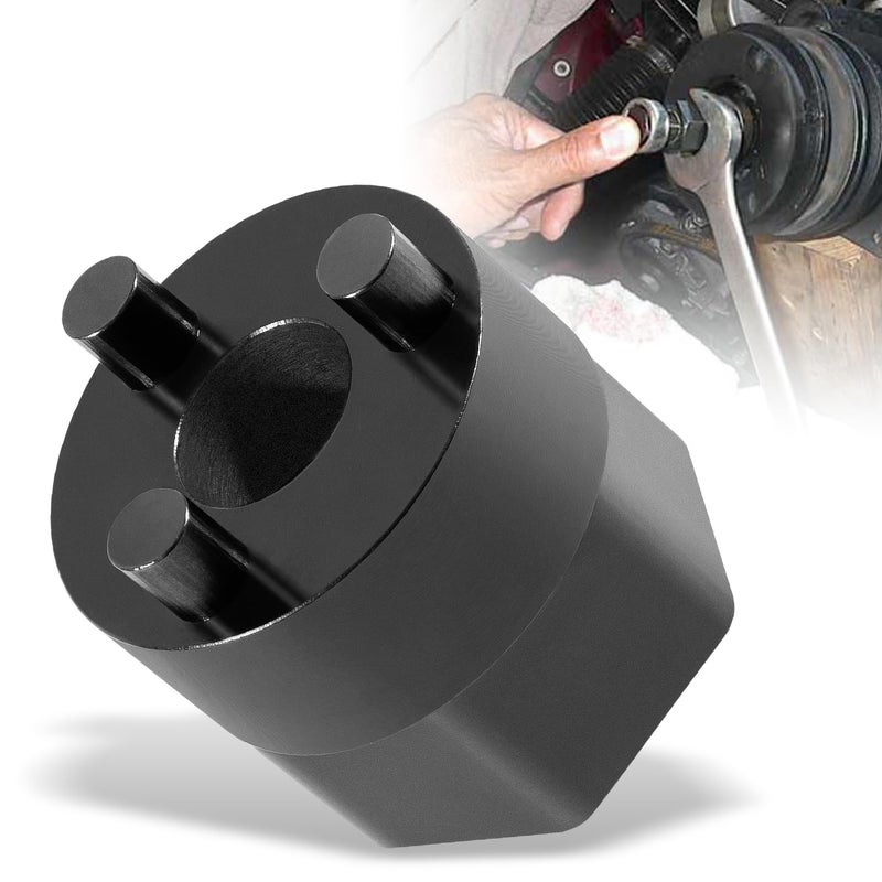 Deargooday AC Compressor Clutch Hub Remover Tool No Impact Wrench Needed for Drive Hub of Denso Clutchless Compressors 5SE09C 5SE12C 5SEL12C 5SL12C 6SEL14C 6SEL16C 6SEU14C 6SEU16C 7SEU16C 7SEU17C - Image 2