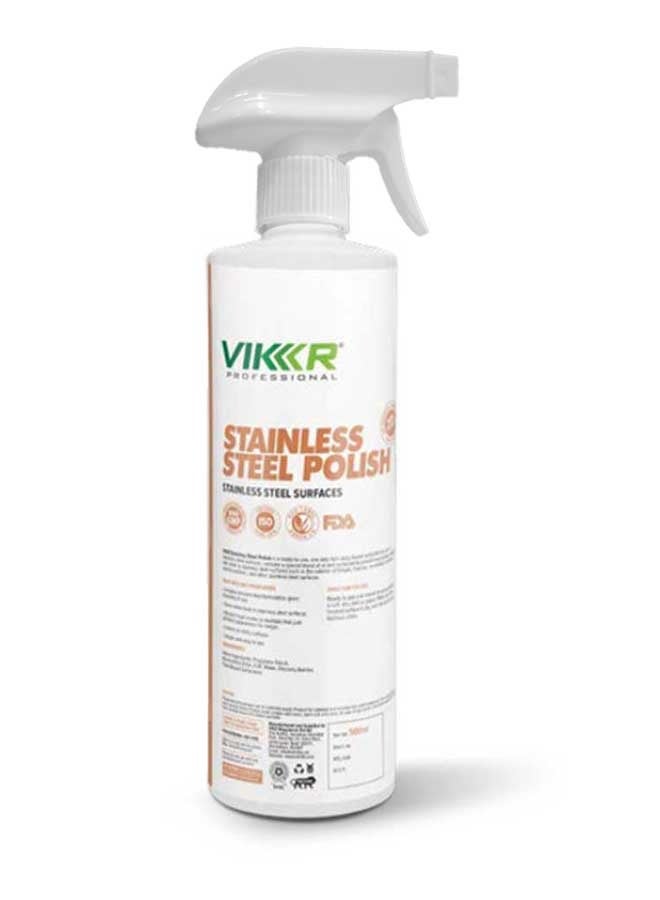 Vikr  Stainless Steel Polish - 500ML - Image 3