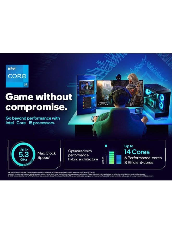 MICRO CENTER CPU Motherboard Combo - 14600K 14(6P+8E) Cores up to 5.3 GHz Unlocked Desktop Processor with GIGABYTE B760M DS3H AX DDR4 lga1700 Micro ATX Motherboard - Image 3
