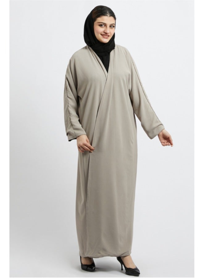 Evva Luxury Saudi Abaya for Women – Elegant Open Front Modest Wear in Premium Fabric – Ideal for Ramadan, Eid, and Everyday Eleganc - Image 1